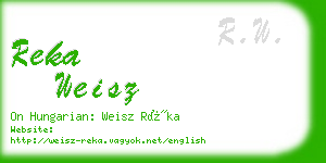 reka weisz business card